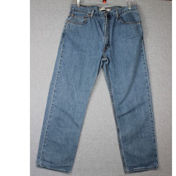 Levis 505 Mens Regular Fit 38X32 Denim‎ Jeans - Picture 1 of 5